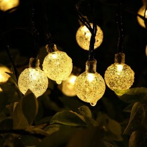 Girlanda Solarna Lampki Ogrodowe Łańcuch 40 Led 6