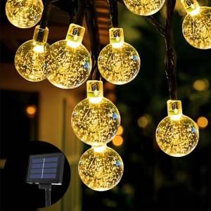 Girlanda Solarna Lampki Ogrodowe Łańcuch 40 Led 8