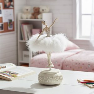 Hanipol Pozytywka Baletnica Królowa Śniegu Ruchoma 23,5 cm MP-19009 2