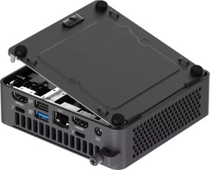 Komputer Asus NUC 15 Pro Slim Kit RNUC15CRKI300000 - Barebone - Mini-PC - 1 x Core 3 100U / 1.2 GHz - RAM 0 GB - Intel Graphics - Wi-Fi 6, Wi-Fi 7, Bluetooth, 1GbE, 2.5GbE - WLAN: 802.11a/b/g/n/ac/ax/be, Bluet 11