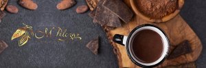 M.Pelczar Chocolatier Gorzka czekolada z karmelizowaną esencją zielonej herbaty i liśćmi mięty 85g 2