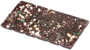 M.Pelczar Chocolatier Gorzka czekolada z karmelizowaną esencją yerba mate i skórką cytrynową 85g 2