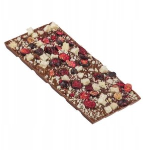 M.Pelczar Chocolatier Czekolada Świąteczna mleczna z czarną porzeczką, cynamonem i jabłkami 85g 4
