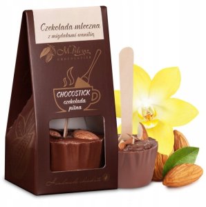 M.Pelczar Chocolatier Czekolada mleczna z migdałami i wanilią 60g 4