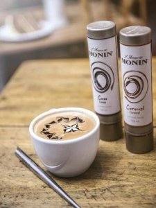 Monin Pisak do Latte art - sos czekoladowy 150 ml 2