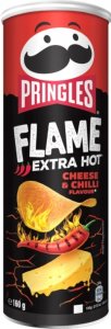 Pringles Chipsy Hot Flammin' Cheese 160g 2