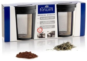 Finum Zestaw zaparzaczy Brewing Basket Set M - Czarny/czarny 3