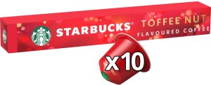 Starbucks Kapsułki do Nespresso Toffee Nut 10szt HOLIDAY BLEND 7