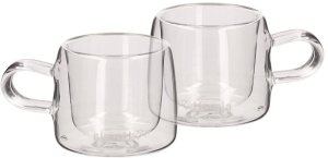 Homla Zestaw szklanek z podwójną ścianką CEMBRA 80 ml - 2 szt. 6