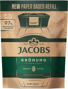 Kraft Foods Kawa rozpuszczalna Jacobs Kronung natychmiastowa dosypka 150g 2