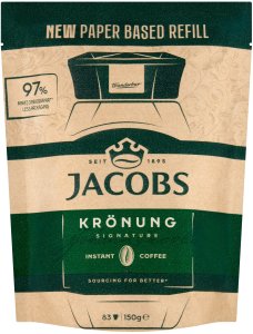 Kraft Foods Kawa rozpuszczalna Jacobs Kronung natychmiastowa dosypka 150g 4
