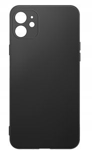 krainaGSM ZESTAW Etui do iPhone 12 | Matowy Czarny Silikon Slim + 2 sztuk Szkło 8