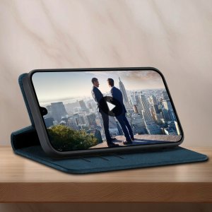 ETUI Z KLAPKĄ do Xiaomi Redmi 15C Zamykane Magnetyczne Skórzane + Szkło 9H 6