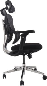 Krzesło biurowe Equip Ergonomiczne krzesło biurowe Podparcia głowy/rąk SFS czarny lite Retail 5