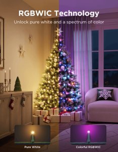 Lampki choinkowe Govee LED Christmas Light 20m 4