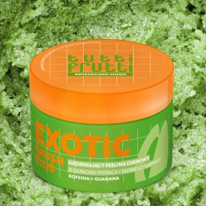 TUTTI FRUTTI #Pistachio Hugs Ujędrniający peeling cukrowy Pistacja + Kofeina + Guarana 250 g 2