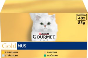 Purina GOURMET GOLD Mus Mix smaków 48x85g 13