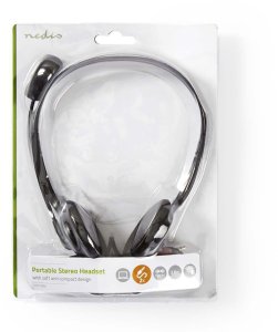 Słuchawki Nedis słuchawki/zestaw słuchawkowy Czarny 6