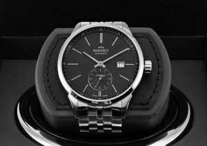 Zegarek Bisset Męski zegarek AUTOMAT szafirowe szkło srebrny 4