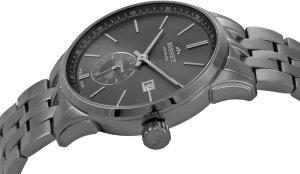 Zegarek Bisset Szwajcarski zegarek męski AUTOMAT BSMF59 szafirowe szkło - grafitowy 2