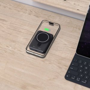 Powerbank Tech-Protect Powerbank LifeMag PB11 z MagSafe 10000mAh 15W port USB-C - black + kabel USB-C 7