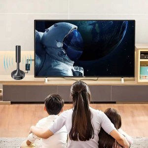 Antena RTV Zenwire Antena do Telewizji Naziemnej Pokojowa DVBT2 HEVC H.265 Wewnętrzna Mocna 5M 13