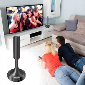 Antena RTV Zenwire Antena do Telewizji Naziemnej Pokojowa DVBT2 HEVC H.265 Wewnętrzna Mocna 5M 4