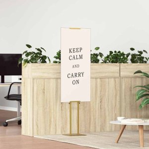 vidaXL Stoiska na targi 2 pcs złoty 30 x 24 x 208 cm Żelazo 4