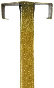 vidaXL Stoiska na targi 2 pcs złoty 30 x 24 x 208 cm Żelazo 8