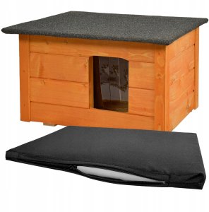 Wood OK Buda dla psa/kota Teak + legowisko 240