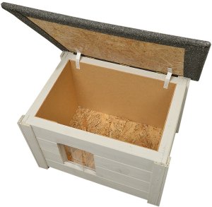 Wood OK Buda dla psa/kota popiel, legowisko 137