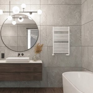 Grzejnik łazienkowy Radeco grzejnik łazienkowy ENZO K AK3-500/EL 850x530x500, biały AK3-500/EL 2