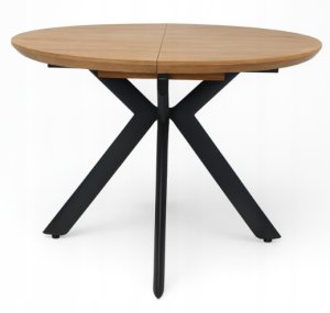 Malys Group Stół okrągły rozkładany fi 110-150 dąb nowoczesny do kuchni i jadalni 14