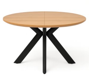 Malys Group Stół okrągły rozkładany fi 110-150 dąb nowoczesny do kuchni i jadalni 10