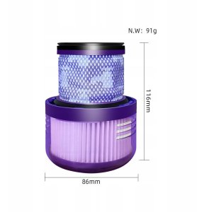 Filtr Hepa Tylny Wylotowy Powietrza Zasilnikowy Do Dyson V10 Slim / Sv18 4