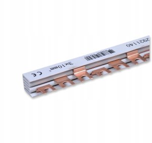 Eti-Polam Szyna łączeniowa widełkowa 3P 63A 10mm2 (12 mod.) IZ10/3F/12 002921140 7