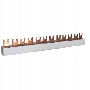 Eti-Polam Szyna łączeniowa widełkowa 3P 63A 10mm2 (12 mod.) IZ10/3F/12 002921140 8