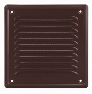 Ventika Osłona wentylacyjna ze stali 300x300mm malowana proszkowo brązowa WM300BR 3