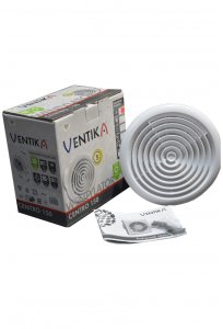Wentylator sufitowy fi150 230V 24W 125m3/h 38dB łożyska kulowe standard CENTRO D150KSEL 2