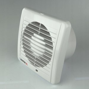 Wentylator osiowy fi 125 230V 9,4W 158m3/h 31dB łożyska kulowe z wyłącznikiem czasowym biały SOLID SILENT D125SRWC 2