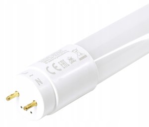 Świetlówka LED G13 T8 600mm 10 HIGH LUMEN 4000K 1200lm zasilanie jednostronne klosz mleczny D89-HL-T8-LED060-ZJM-4K 3