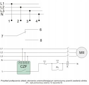 Przekaźnik kolejności i zaniku fazy CKF-BT-TRMS 5