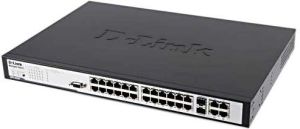 Switch D-Link 24-p Layer 2 Managed Switch,FX,SFP (DES-3028) 1