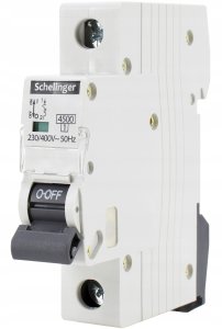 Bemko Wyłącznik nadprądowy 1P C 6A 4,5kA AC SCHELINGER A02-G7-1P-C06 3