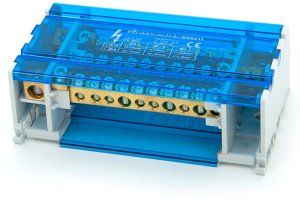 ELS Elektrotechnika Blok rozdzielczy mostek na szynę TH listwa 4x11 ELS Elektrotechnika BR8411 3