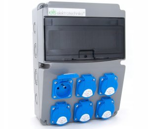 ELS Elektrotechnika Rozdzielnica budowlana 6*GS 230V, ścienna obudowa, okablowany, niewyposażony, okienko 11M, 11NO600 3