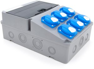 ELS Elektrotechnika Rozdzielnica budowlana 6*GS 230V, ścienna obudowa, okablowany, niewyposażony, okienko 11M, 11NO600 6