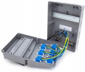 ELS Elektrotechnika Rozdzielnica budowlana 6*GS 230V, ścienna obudowa, okablowany, niewyposażony, okienko 11M, 11NO600 9