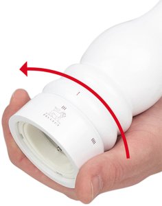 Młynek do przypraw Peugeot Młynek do soli 12 cm, biały lakier, u-select 2