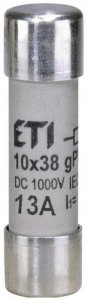 Wkładka bezpiecznikowa cylindryczna PV 10x38mm 13A gPV 1000V DC CH10 002625078 2